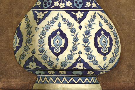 Islamic Vase on display at the Coalbrookdale School of Art exhibition